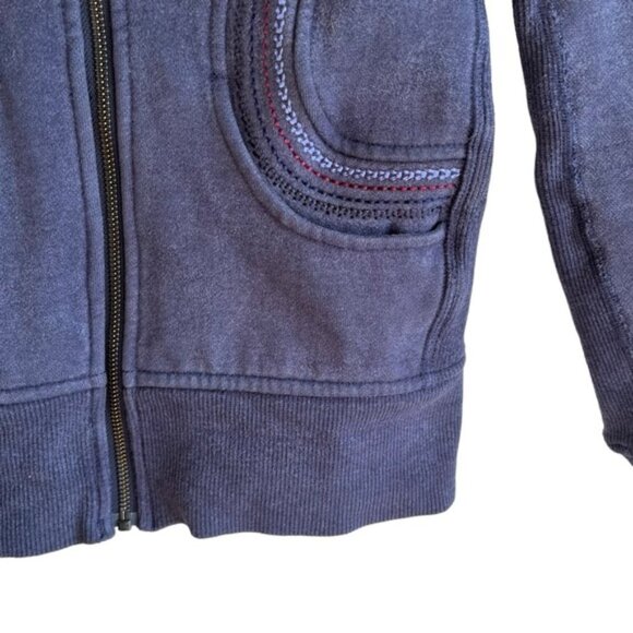 Lululemon Cuddle Up Jacket Size 2 Heathered Blue - Picture 8 of 15